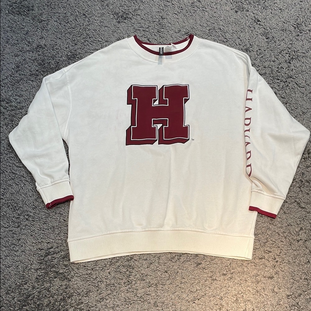 Divided Harvard crewneck